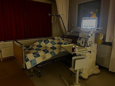 Patiënt dialyseert 's nachts in CWZ