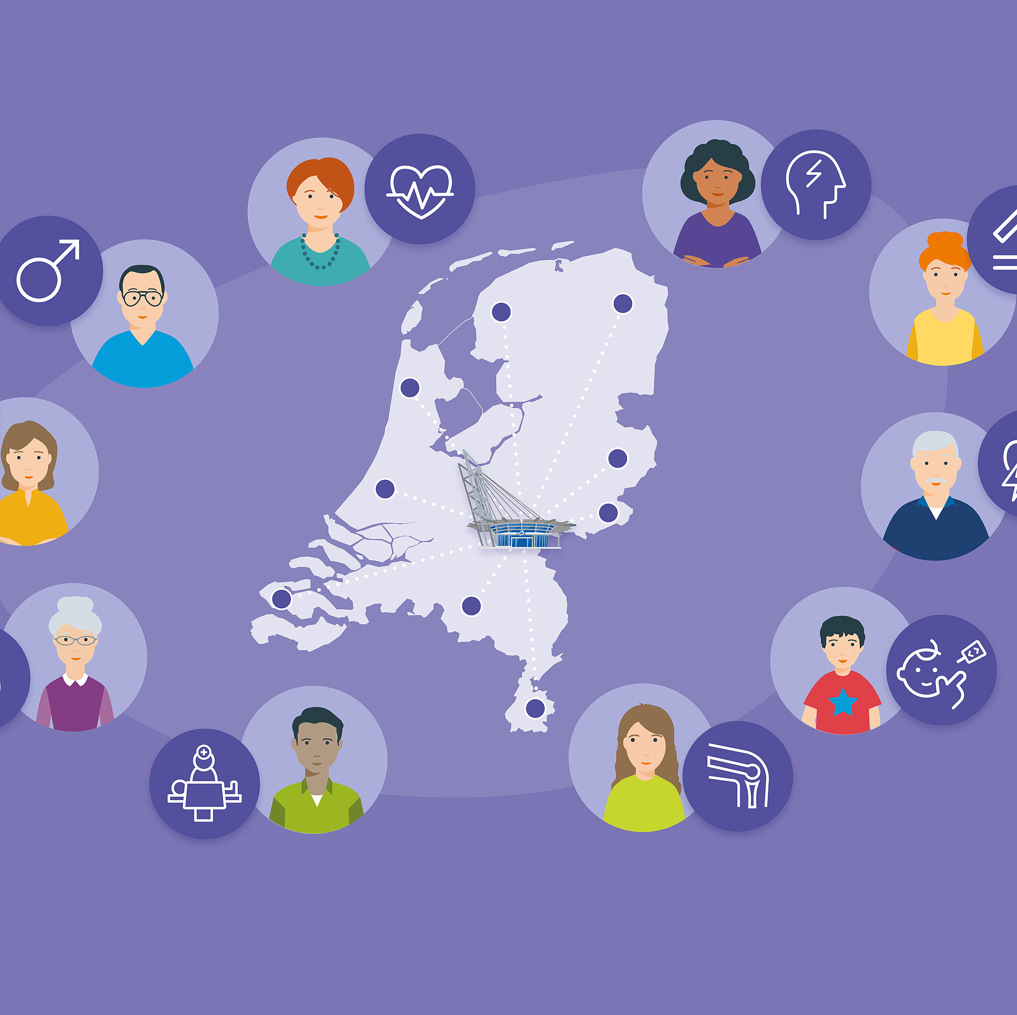 Illustratie expertisecentra CWZ Illustratie expertisecentra CWZ