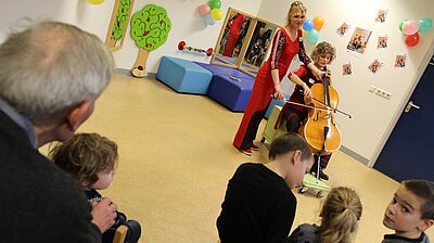 Optreden celloduo Muziek aan Bed | CWZ Nijmegen