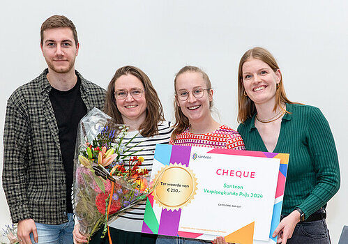 Verpleegkundigen CWZ winnen Santeonprijs voor onderzoek buikband