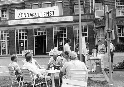 Zondagsdienst actie verpleegkundigen 1989 CWZ