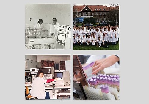Historische beelden van klinisch chemisch laboratorium CWZ
