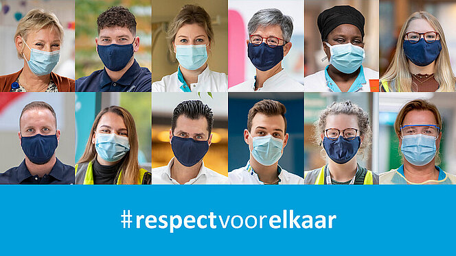 Campagnebeeld #respectvoorelkaar | CWZ Nijmegen
