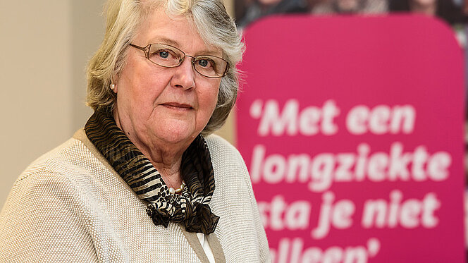 Mantelzorger Anke Stam-Krul bij de voorlichtingsbijeenkomst van het Longpunt | CWZ Nijmegen