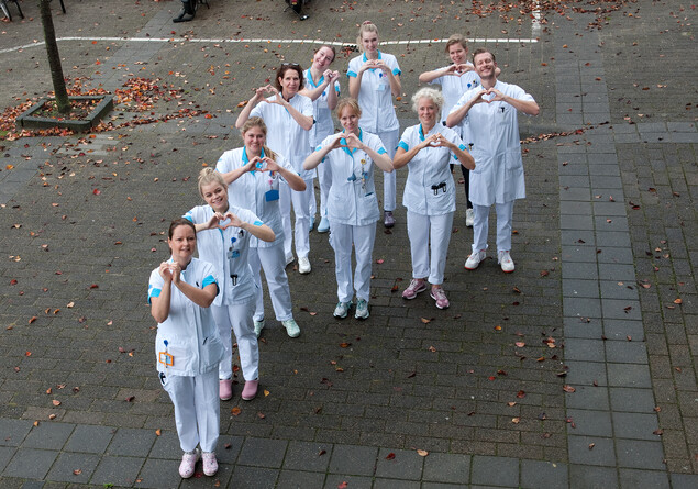 CWZ-zorgprofessionals vormen een P voor Prematuren | CWZ Nijmegen