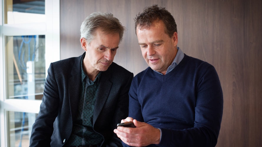 Huisarts Guido Adriaanse (links) en internist Marc ten Dam | CWZ Nijmegen